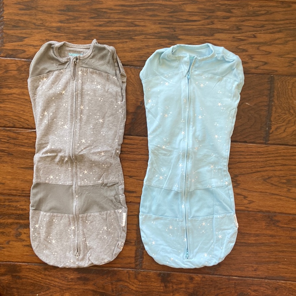 Lot of 2 Happiest Baby sleep sacks. EUC
